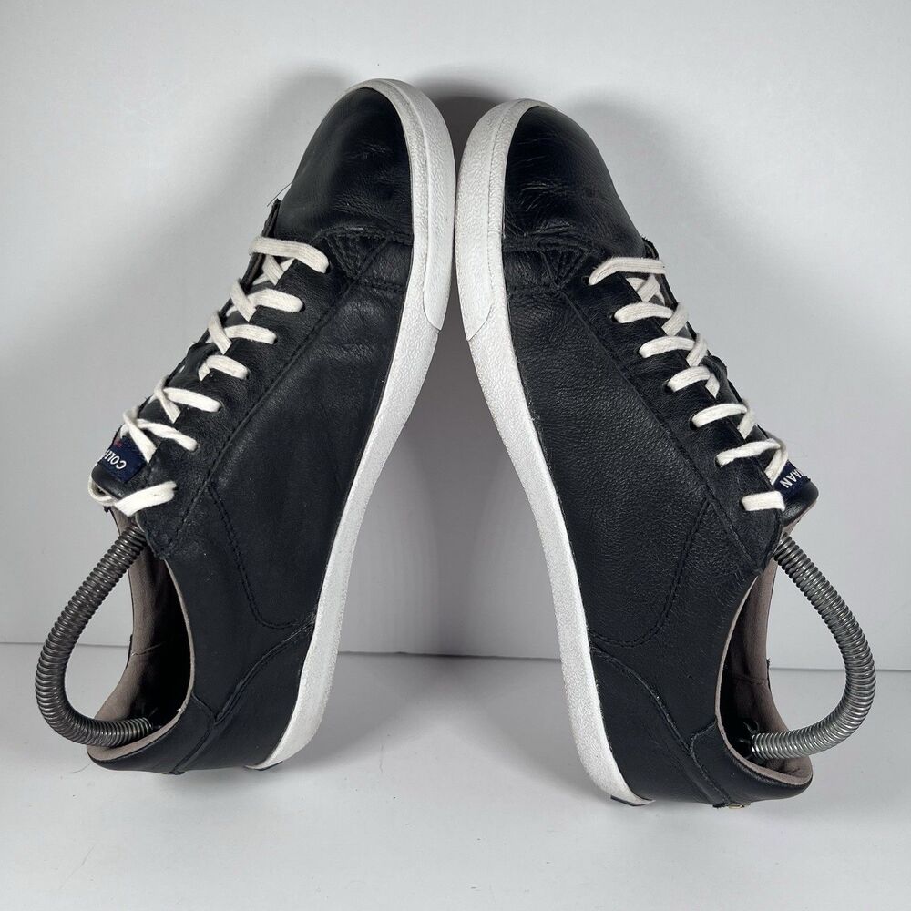 Cole Haan Trafton Club Court II Low Lace Up Black Leather Shoes Women's 9 - Picture 5 of 8